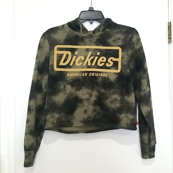 Dickies green camouflage cropped hoodie - Picture 2 of 6